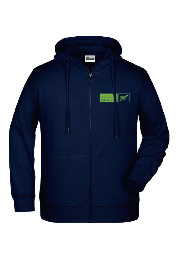 Men´s Zip-Hoody - All up Stee